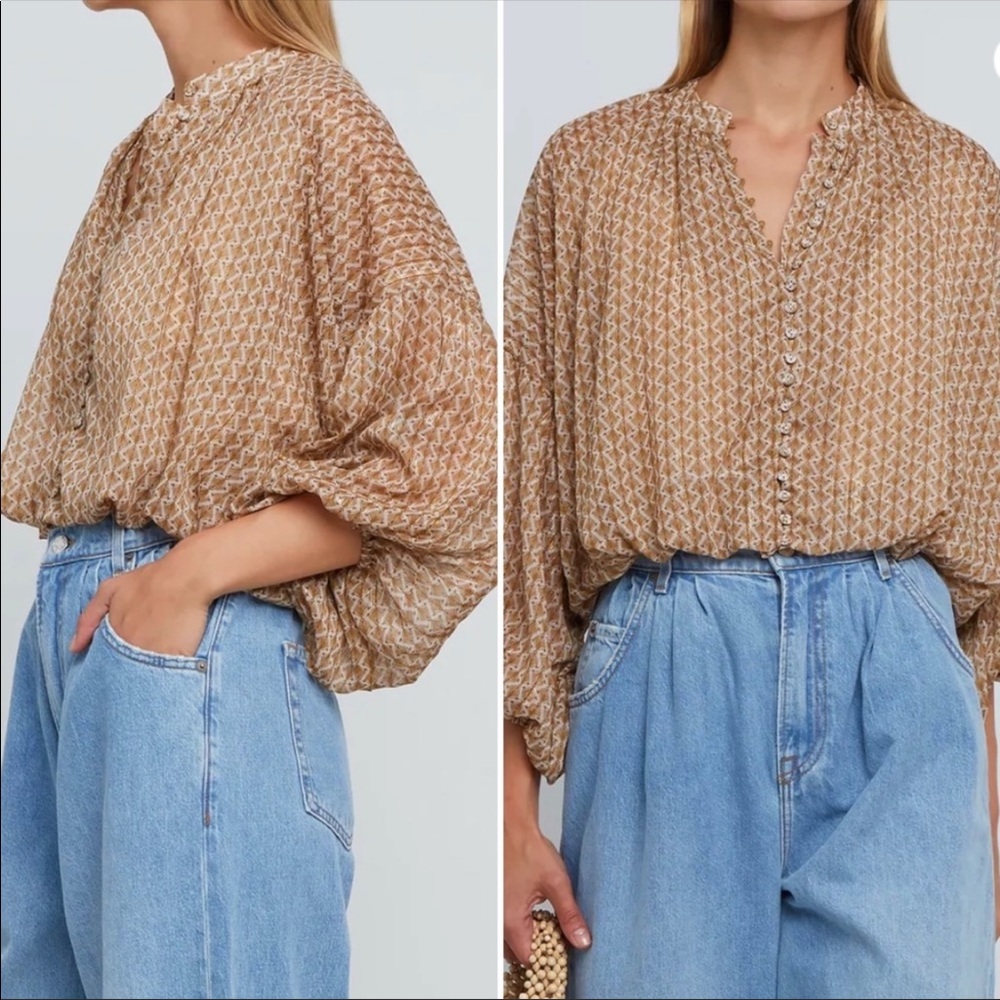 Kourt billowy blouse